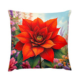 Poinsettia Pillow
