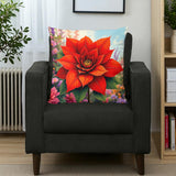 Poinsettia Pillow Home Decor
