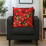 Poinsettia Pillow Pattern Home Decor