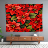 Poinsettia Tapestry Home Decor
