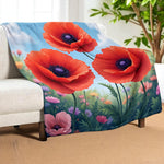 Poppy Blanket Home Decor