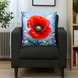 Poppy Pillow Case Home Decor