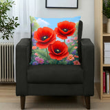 Poppy Pillow Cover Home Decor