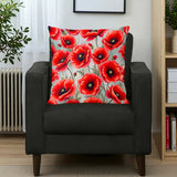 Poppy Pillow Cover Pattern Home Decor
