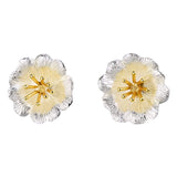 Poppy Stud Earrings Front View