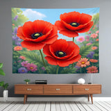 Poppy Tapestry Home Decor