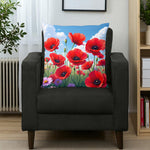 Poppy Throw Pillow Home Decor