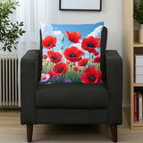 Poppy Throw Pillow Home Decor