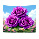 Purple Flower Tapestry