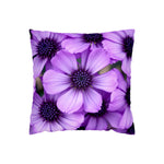 Purple Flower Throw Pillow