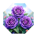 Purple Flower Umbrella