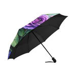 Purple Rose Umbrella Inside View