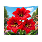 Red Flower Tapestry