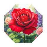 Red Flower Umbrella