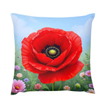 Red Poppy Pillow