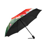 Red Poppy Umbrella Interior View