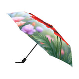 Red Poppy Umbrella Side View