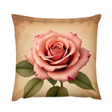 Retro Rose Pillow