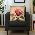 Retro Rose Pillow Home Decor