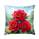 Rose Accent Pillow