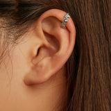 Rose_Cuff_Earrings on_Ear