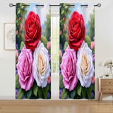 Rose Curtains Home Decor