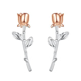 Rose Design Earrings