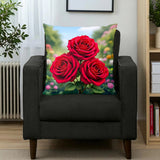 Rose Pillow Case Home Decor