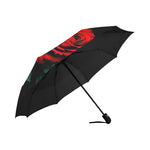 Rose Print Umbrella Inside View