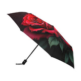 Rose Print Umbrella Side View