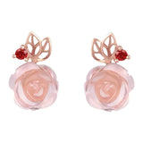 Rose Shaped Earrings