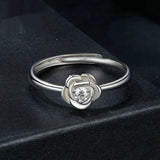 Rose Silver Rings