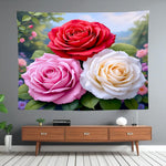 Rose Tapestry Fabric Home Decor