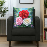 Rose Throw Pillow Home Decor