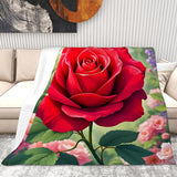 Rosebud Blanket Living Room