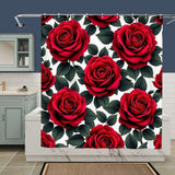 Roses Shower Curtain Home Decor