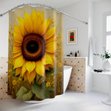 Rustic Sunflower Shower Curtain