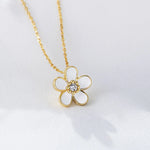 Daisy Enamel Necklace