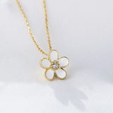 Daisy Enamel Necklace