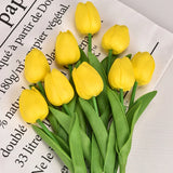 Yellow Silk Tulips