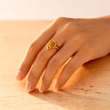 Gold Rose Ring