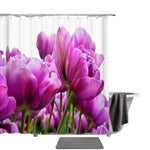 Purple Tulip Shower Curtain