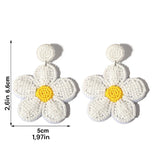 Daisy Beaded Earrings