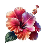 Hibiscus Flower Sticker