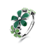 Green Flower Ring