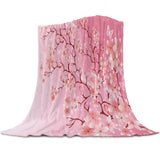 Cherry Blossom Throw Blanket