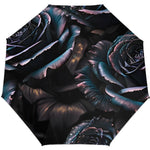 Black Floral Umbrella