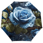 Blue Rose Umbrella