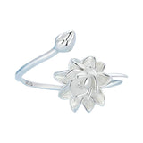 Ring Silver Lotus