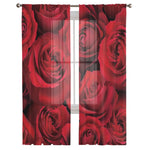 Floral Rose Curtains